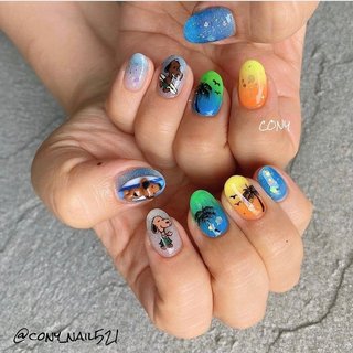 人気順 寝そべりスヌーピーのネイルデザイン ネイルブック