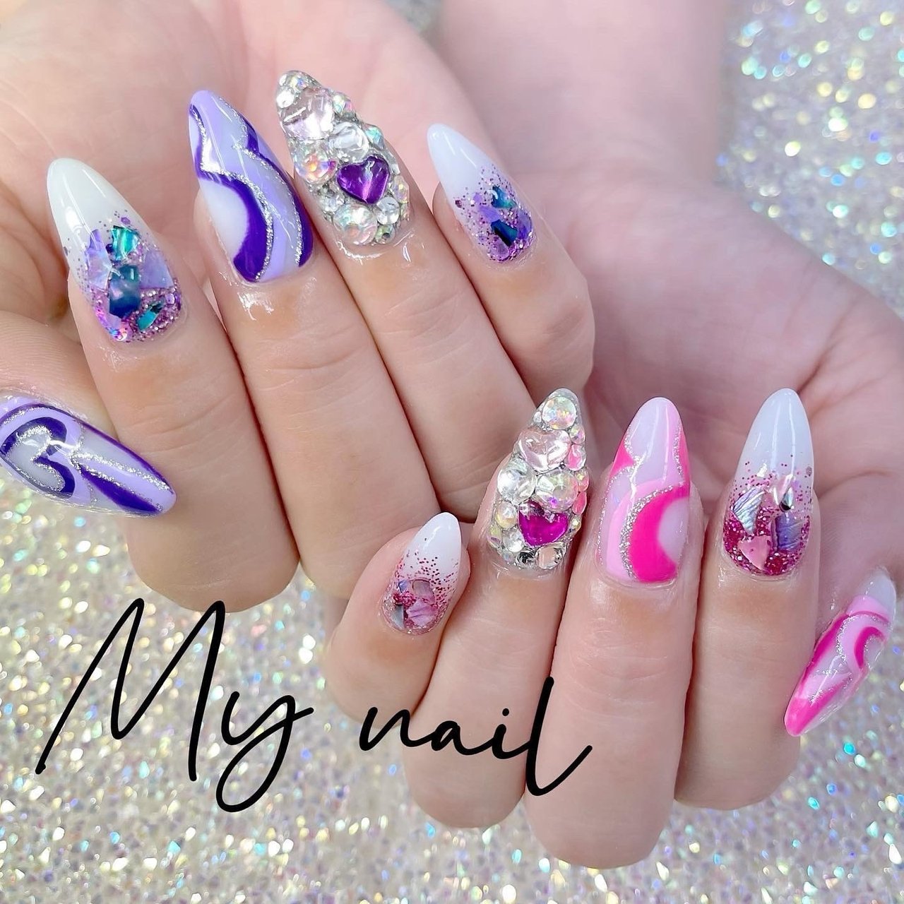 梅雨/七夕/海/リゾート/ハンド - my NAILのネイルデザイン[No.7338587