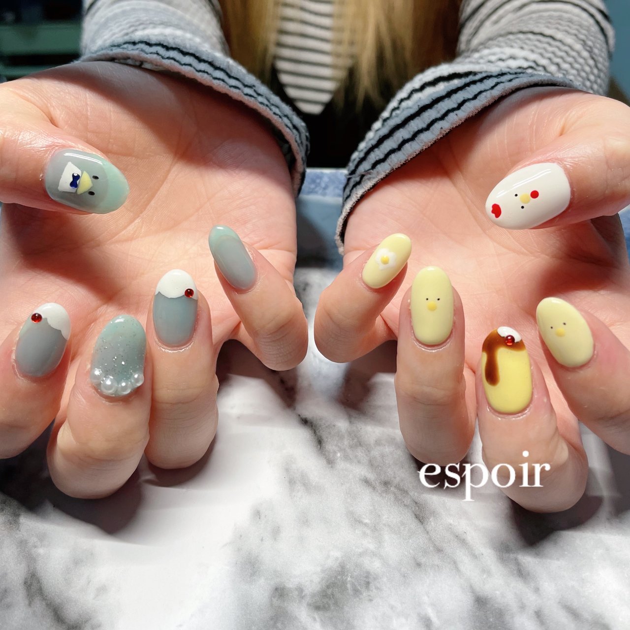 夏 リゾート 女子会 ハンド スイーツ Espoir エスポワール のネイルデザイン No ネイルブック