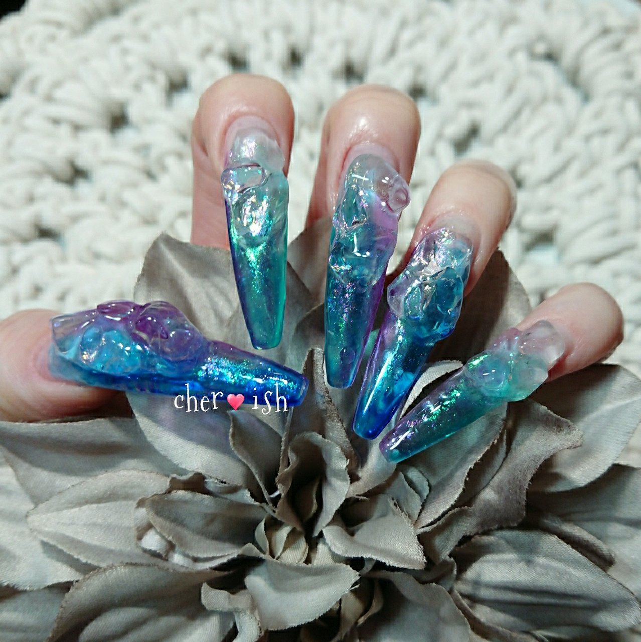 夏 旅行 梅雨 海 ハンド Private Nail Salon Cher Ishのネイルデザイン No ネイルブック