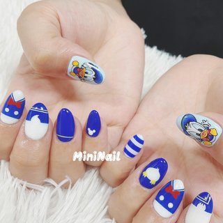 人気順｜痛ネイル/ブルー/#ドナルドダックのネイルデザイン｜ネイルブック