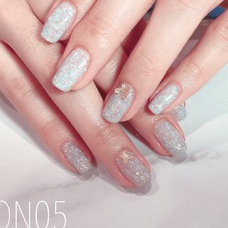 Atlantic STARS 水色ラメ×白 37 Atlantic STARS 水色ラメ×白 37 - メルカリ