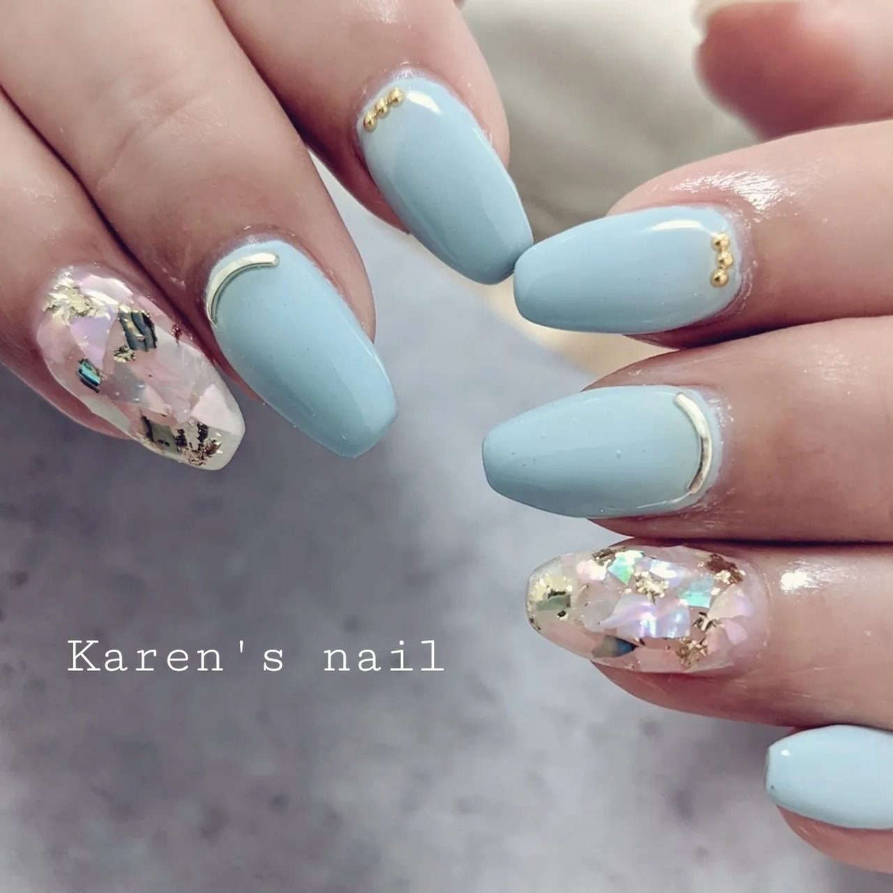 夏 梅雨 海 リゾート ハンド Karen S Nail Rierinのネイルデザイン No ネイルブック