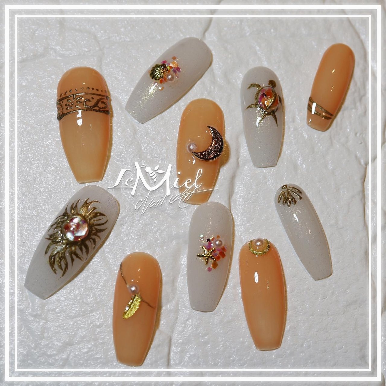 夏 海 リゾート パーティー ハンド Nail Lemielのネイルデザイン No ネイルブック