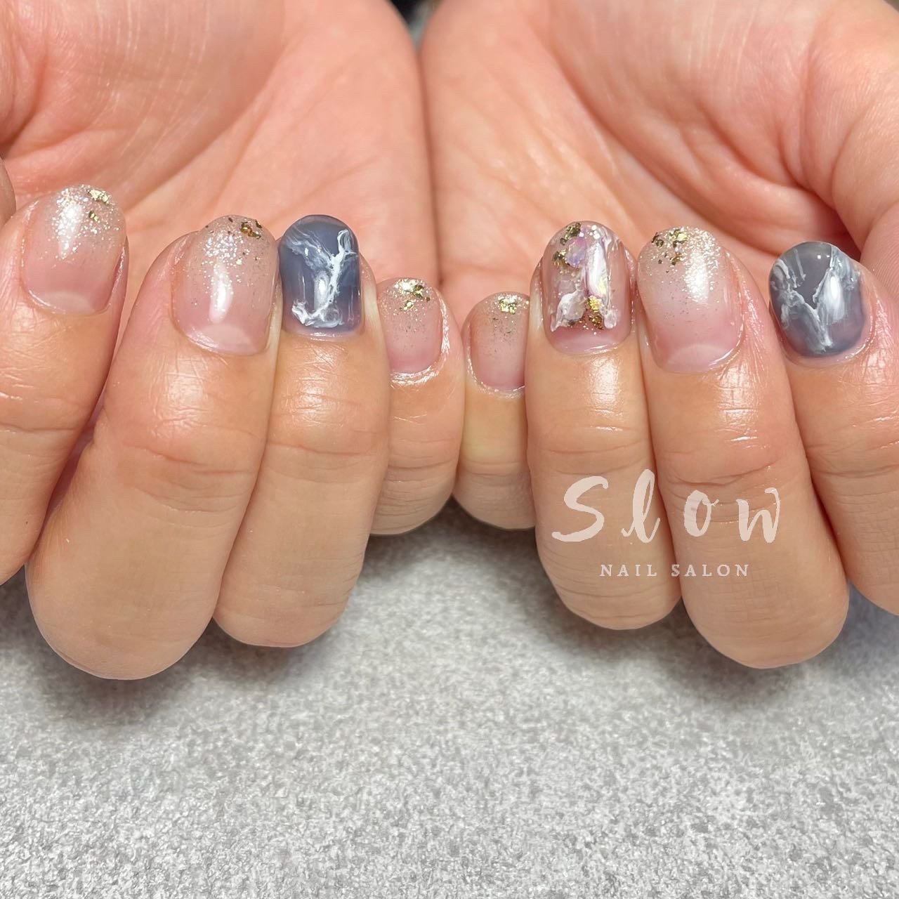 夏 旅行 梅雨 リゾート ハンド Nail Salon Slowのネイルデザイン No ネイルブック