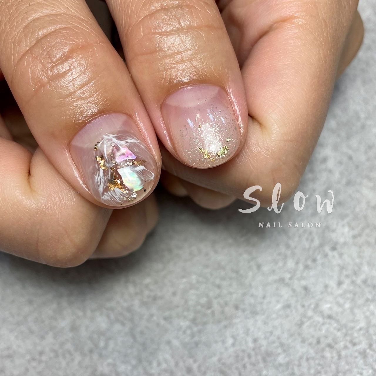 夏 旅行 梅雨 リゾート ハンド Nail Salon Slowのネイルデザイン No ネイルブック