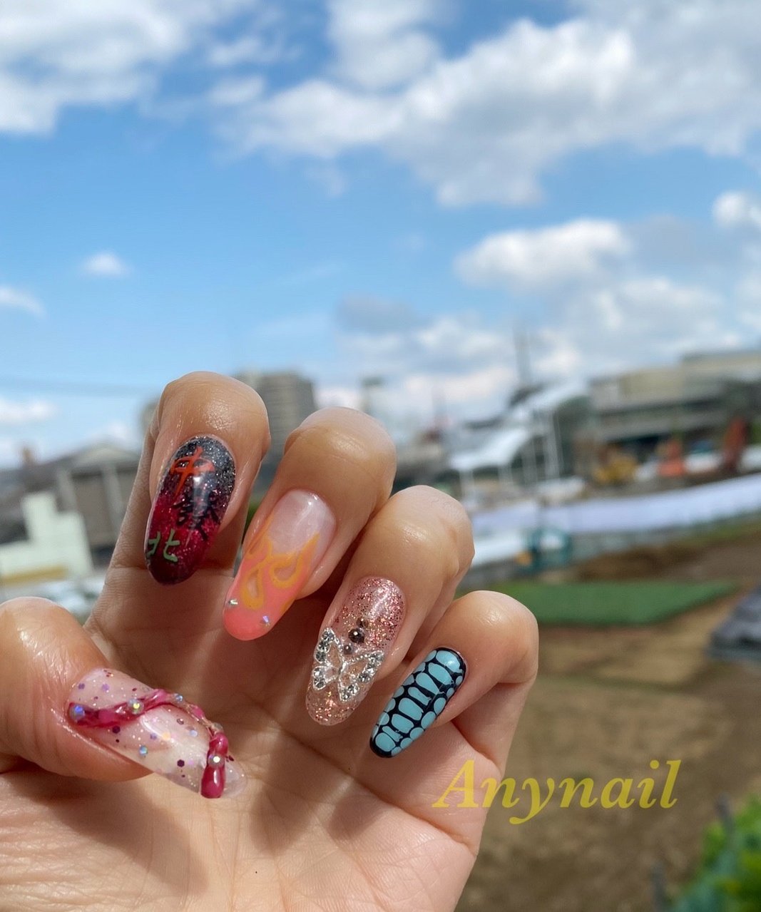 秋 冬 オールシーズン ライブ ハンド Any Nail Kitaayaseのネイルデザイン No ネイルブック