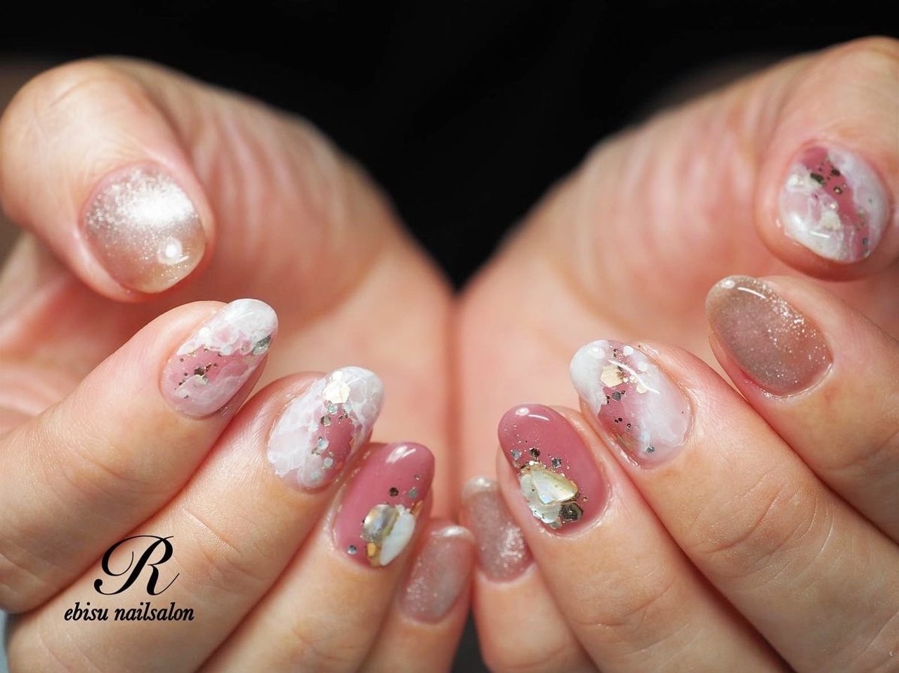オールシーズン リゾート デート 女子会 ハンド Ebisu Nailsalon Rのネイルデザイン No ネイルブック