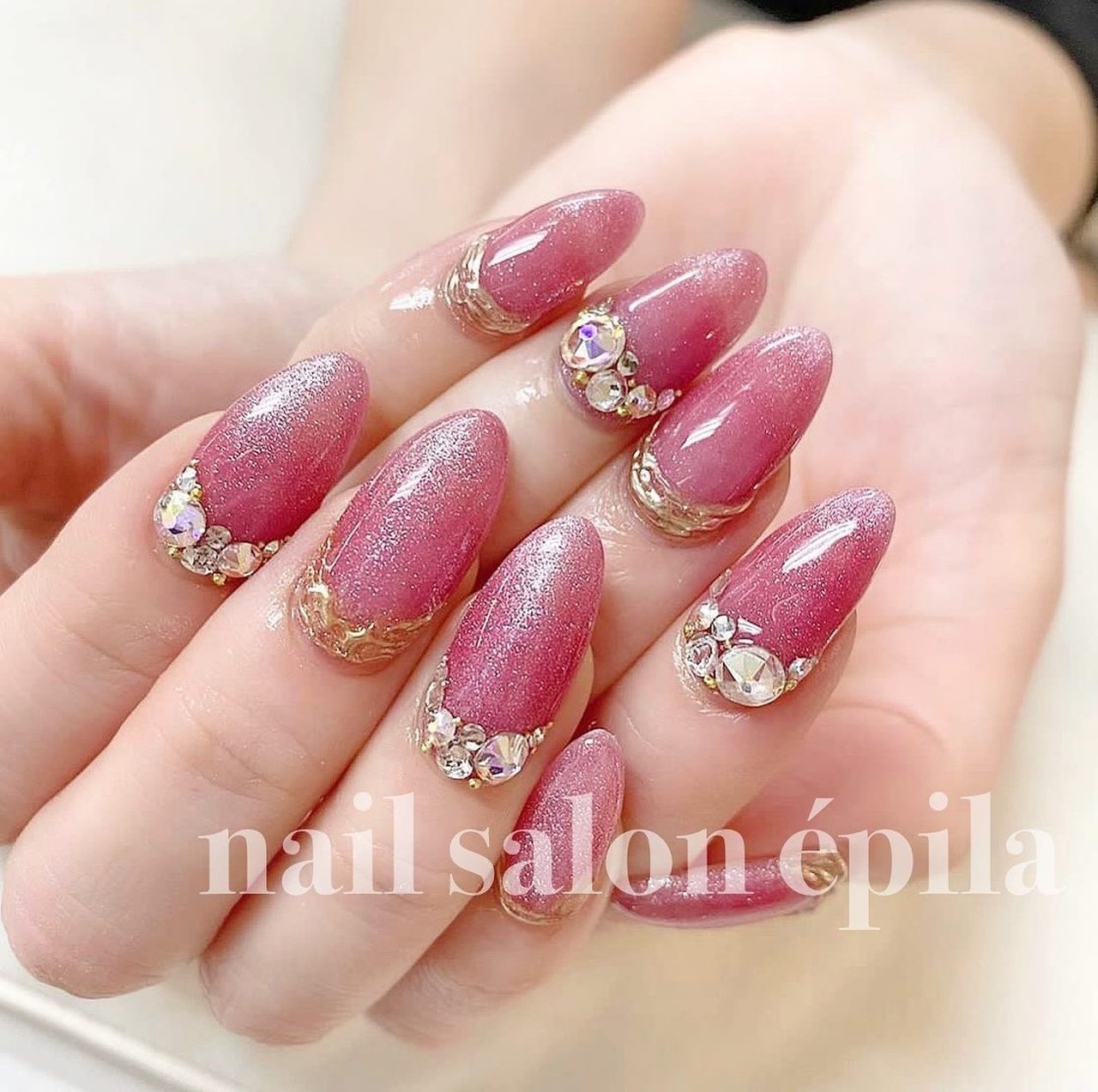 大阪南森町キラキラ派手ネイル専門店 Epila Nail のネイルデザイン No ネイルブック