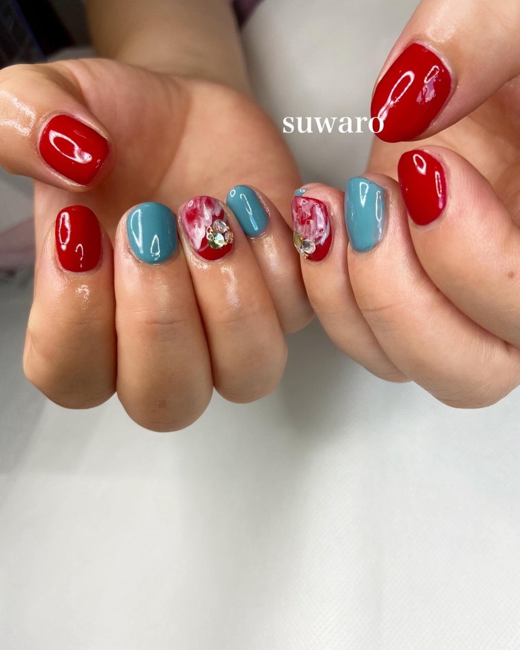 夏 梅雨 リゾート 浴衣 ハンド Natsumiのネイルデザイン No ネイルブック