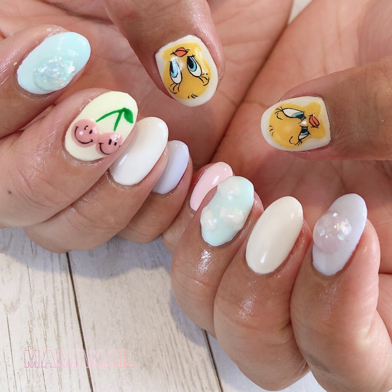 夏 ライブ パーティー 女子会 ハンド Mamanail Akiのネイルデザイン No ネイルブック