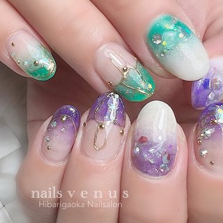 ミラーネイル ミラー 傘ネイルのネイルデザイン ネイルブック