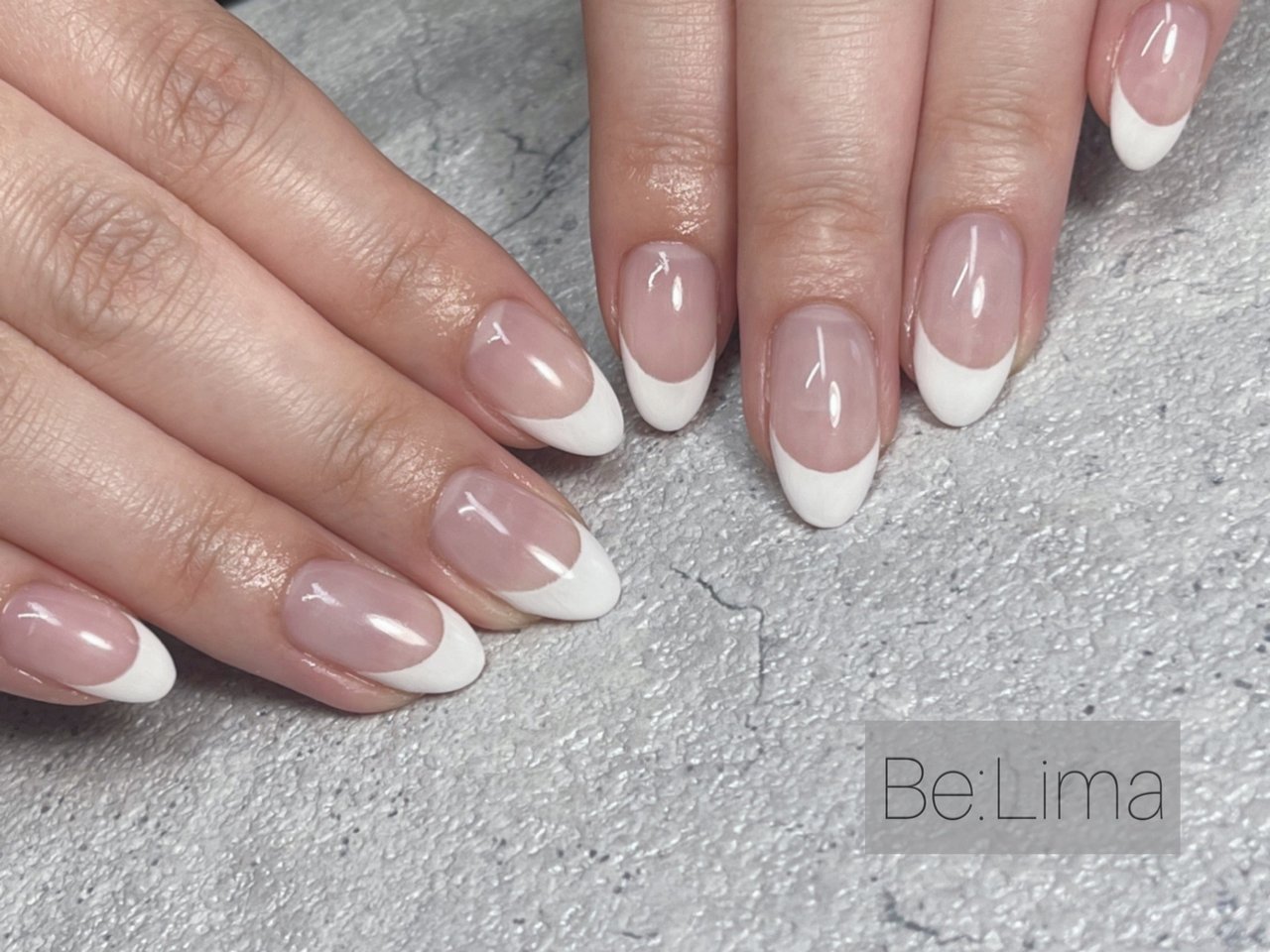 ハンド フレンチ ホワイト あやのネイルデザイン No ネイルブック