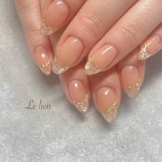 人気順 シンプル シェルのネイルデザイン ネイルブック