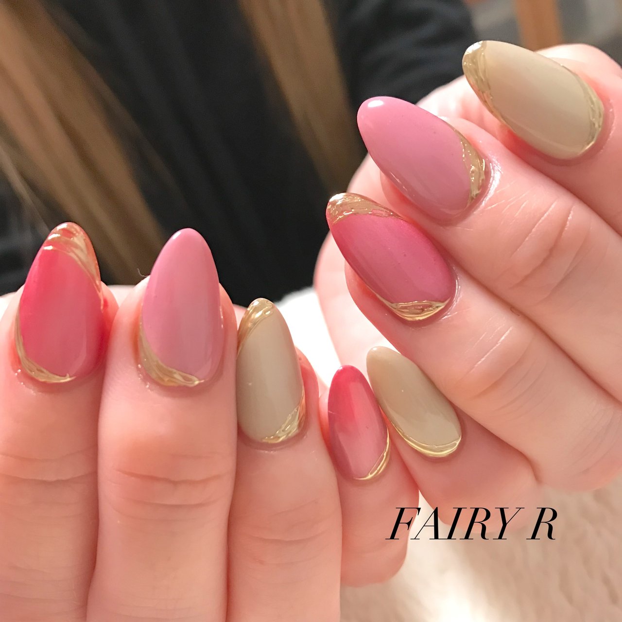 オールシーズン ハンド シンプル ワンカラー ミラー Fairy Rのネイルデザイン No ネイルブック