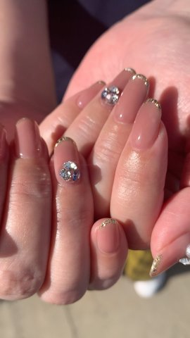 オールシーズン ブライダル パーティー ハンド フレンチ Nail Salon Rosette Rie のネイルデザイン No ネイルブック