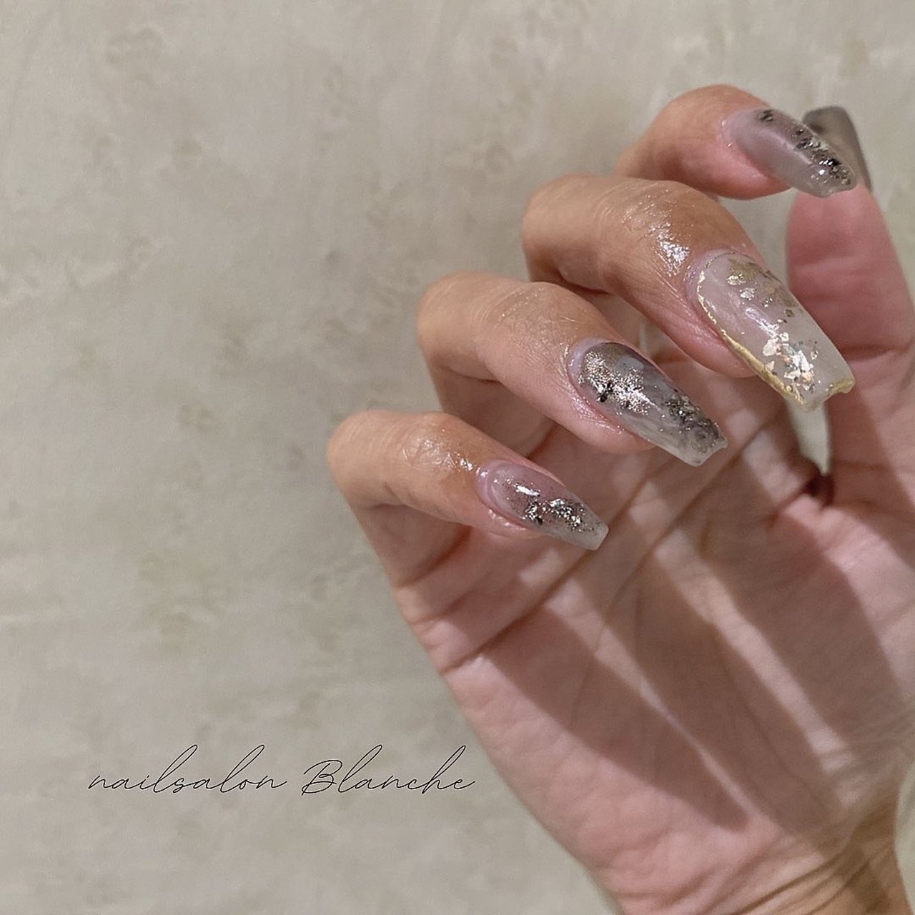 オールシーズン パーティー デート 女子会 ハンド Nailsalon Blancheのネイルデザイン No ネイルブック