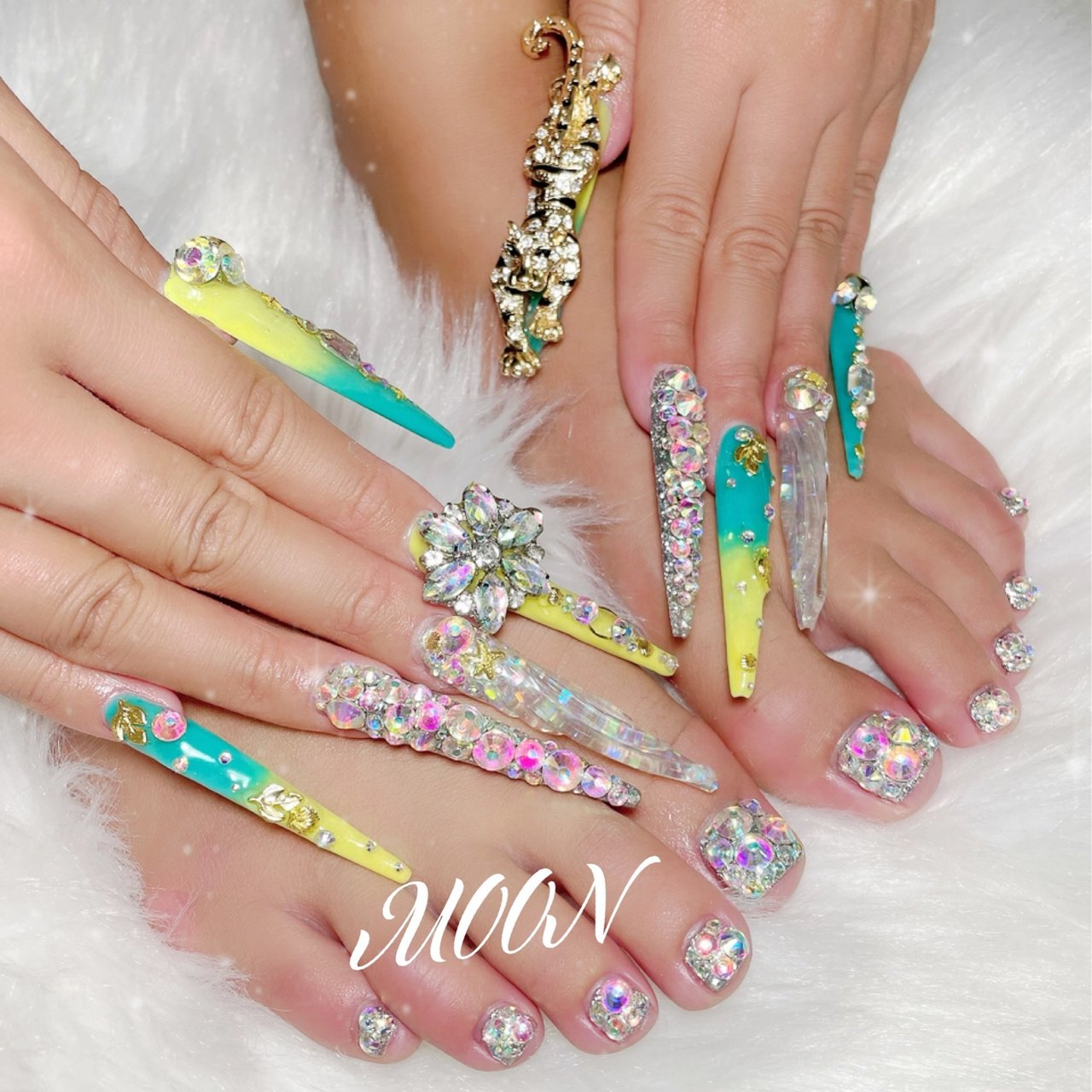 ネイルパーツ Yumi.yu 夏/海/リゾート/女子会/ハンド - yumiのネイルデザイン[No.7356272