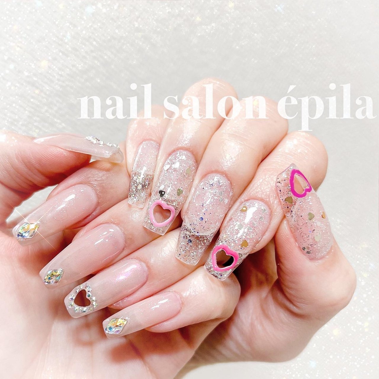 大阪南森町キラキラ派手ネイル専門店 Epila Nail のネイルデザイン No ネイルブック