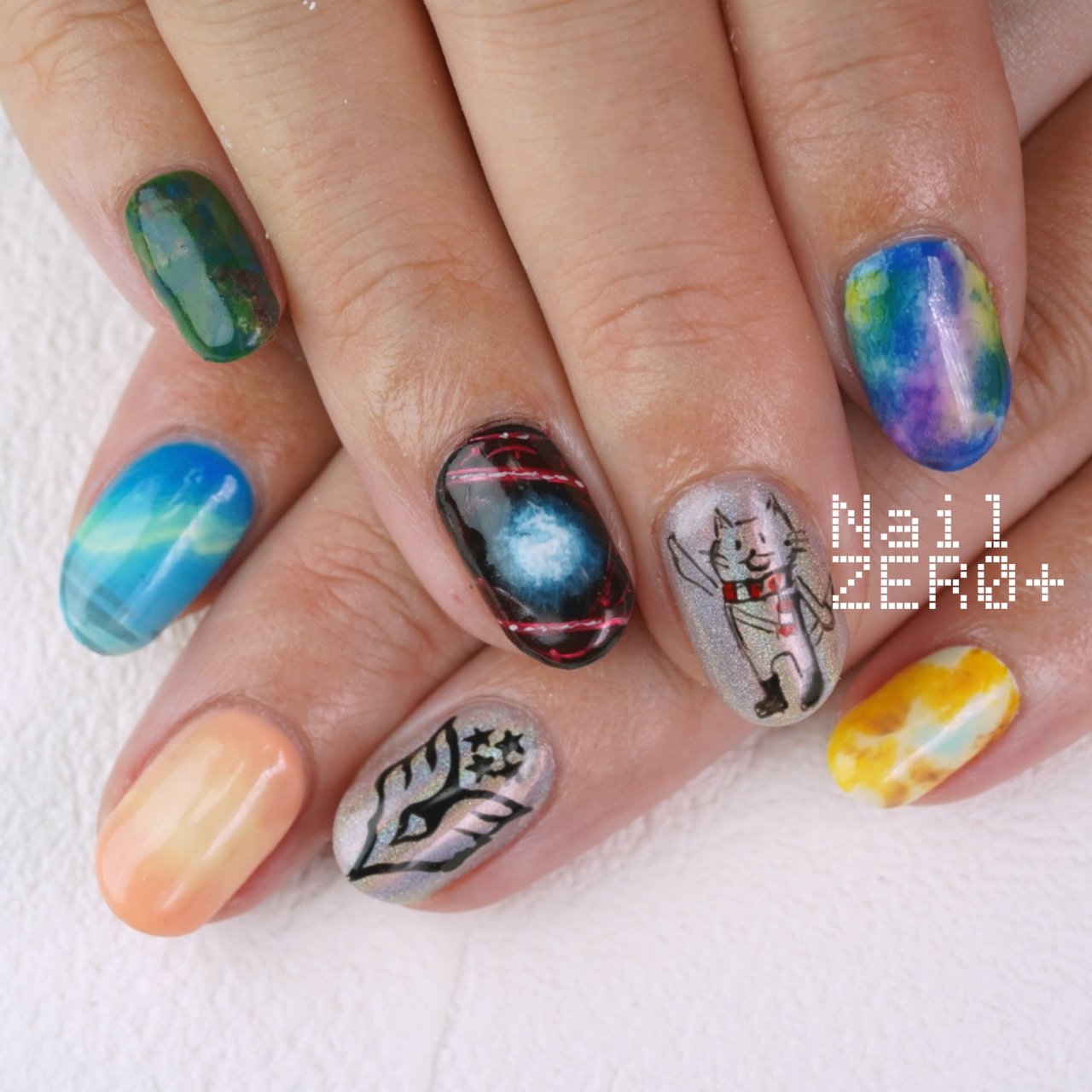 オールシーズン ライブ 女子会 ハンド ワンカラー 塩見隼人 池袋 ネイルゼロプラスのネイルデザイン No ネイルブック