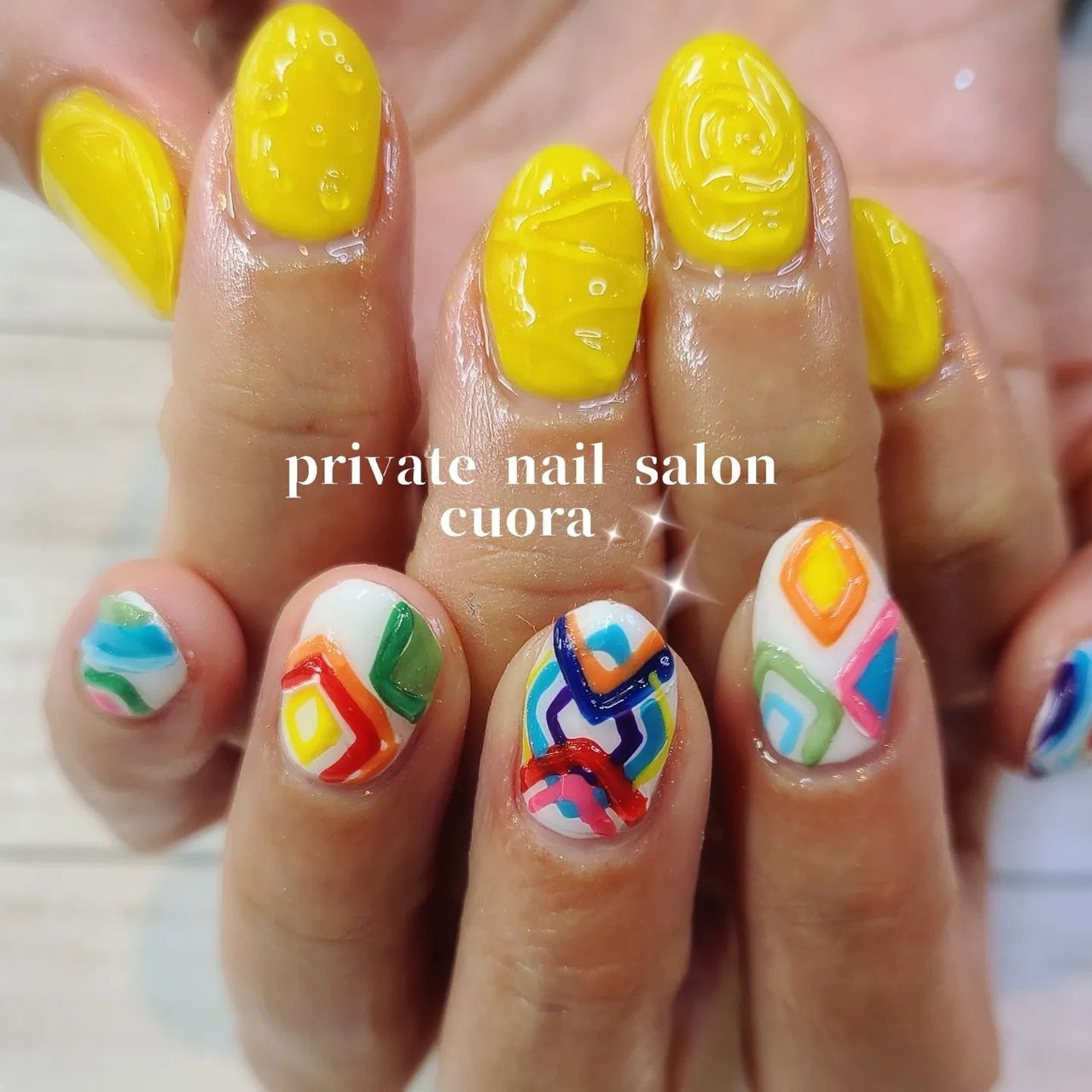 リゾート パーティー デート 女子会 ハンド Cuora のネイルデザイン No ネイルブック