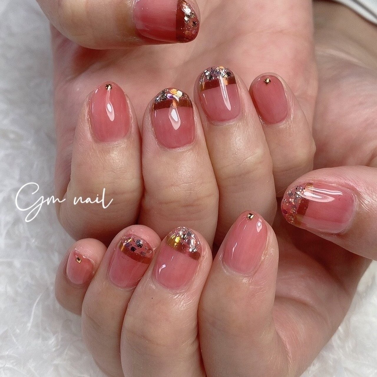 夏 オールシーズン オフィス 女子会 ハンド Gm Nailのネイルデザイン No ネイルブック