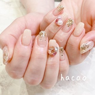 人気順 ミディアム 大人ゴージャスのネイルデザイン ネイルブック