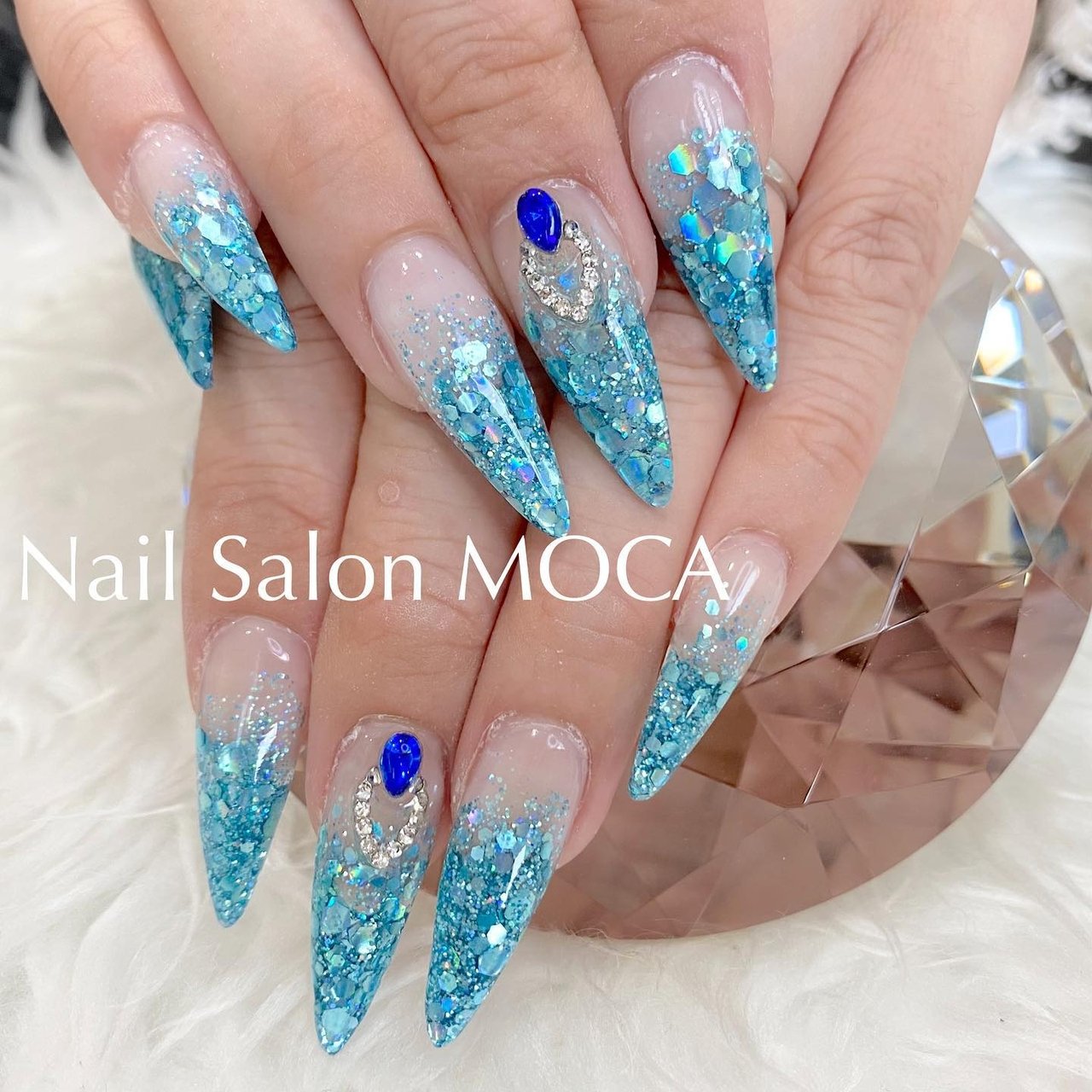 夏 海 リゾート 浴衣 ハンド Nail Salon Mocaのネイルデザイン No ネイルブック