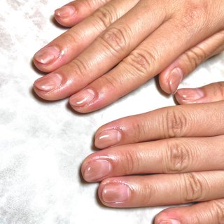 ミルクティーベージュのネイルデザイン ネイルブック