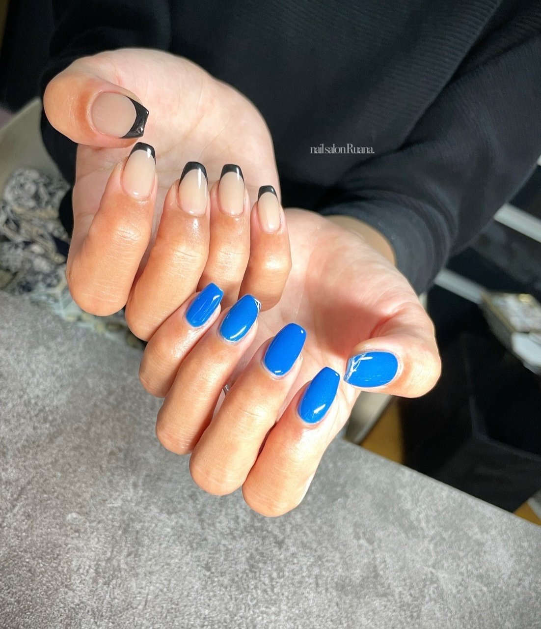 夏 梅雨 海 ハンド シンプル Ruana Nailのネイルデザイン No ネイルブック