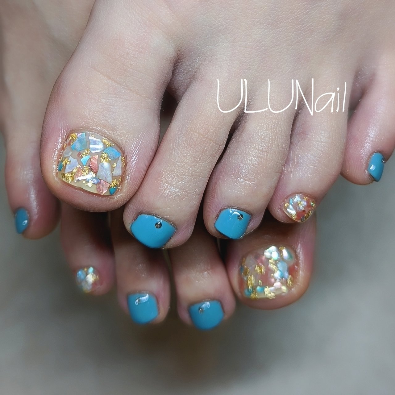 春 夏 海 リゾート フット Ulunail Kanaのネイルデザイン No ネイルブック