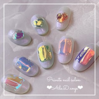 人気順 氷ネイル 氷 うるうるネイル 氷ネイルやり方のネイルデザイン ネイルブック