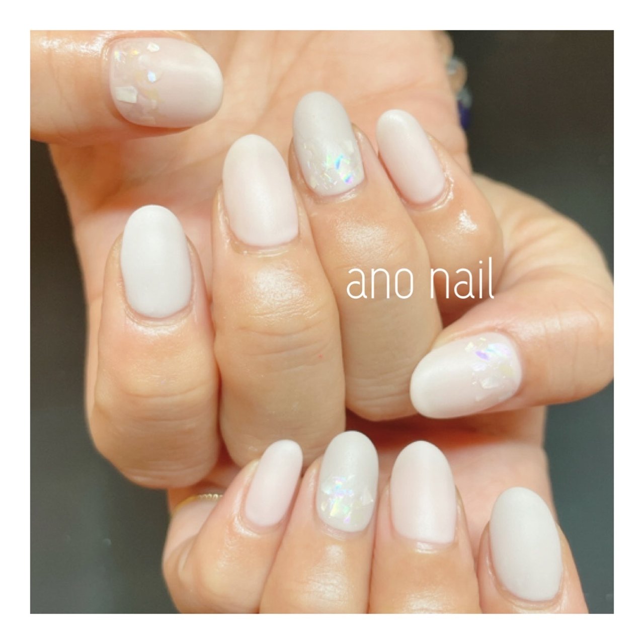 夏 オールシーズン ハンド シンプル ホログラム Ano Nail Kanamiのネイルデザイン No ネイルブック