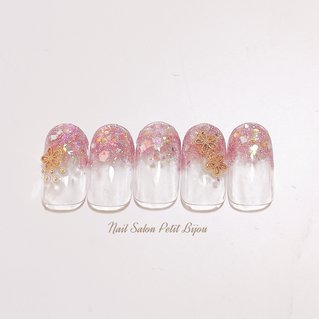 おすすめ順 ジェルネイル 花パーツネイルのネイルデザイン ネイルブック