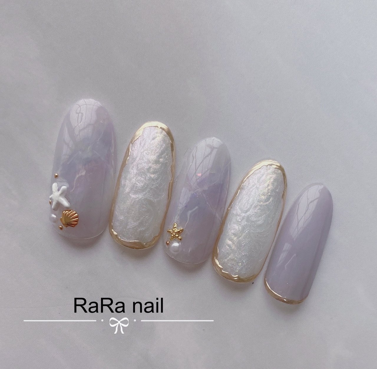 夏 ハンド シンプル ニュアンス ホワイト Rara Nailのネイルデザイン No ネイルブック