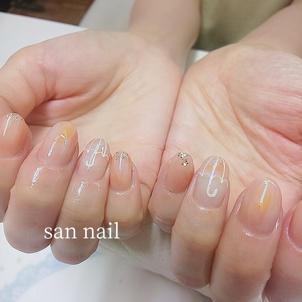 夏 オールシーズン 梅雨 デート ハンド San Nailのネイルデザイン No ネイルブック