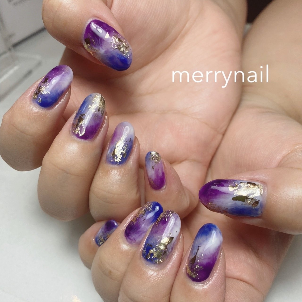 オールシーズン 梅雨 パーティー 女子会 タイダイ Merrynail メリーネイル のネイルデザイン No ネイルブック