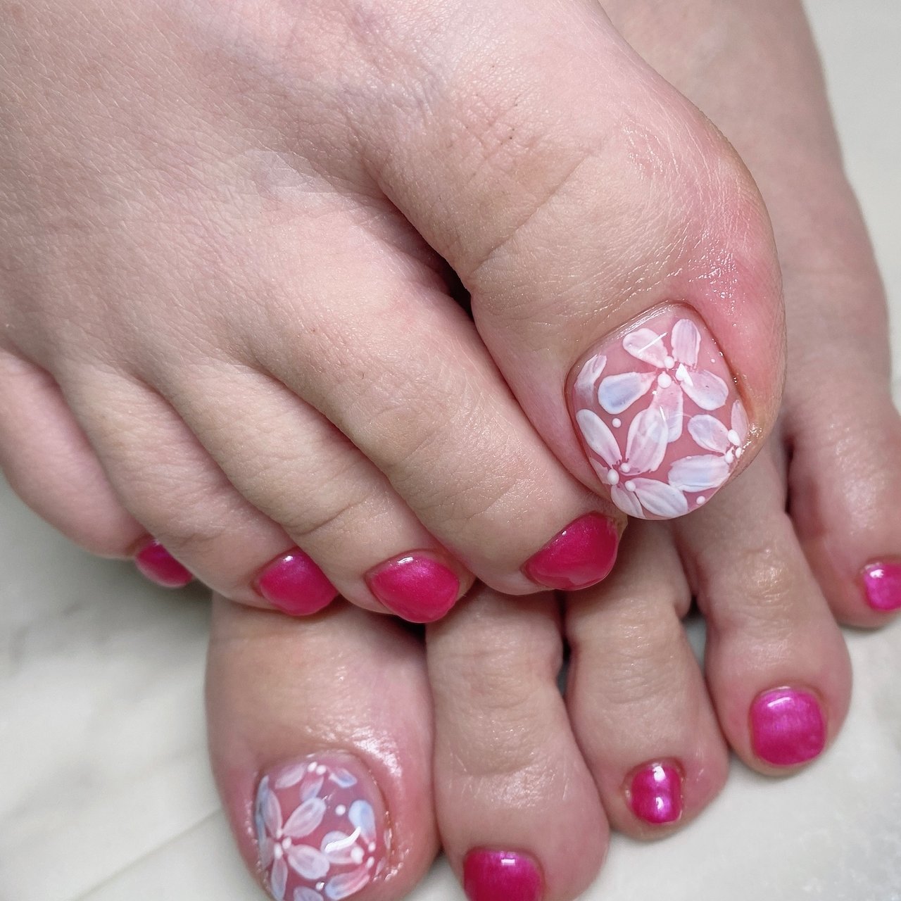 春 夏 海 リゾート フット Coca Nailのネイルデザイン No ネイルブック
