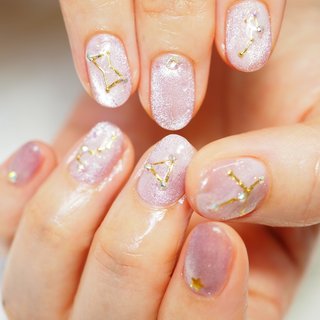 星座ネイルのネイルデザイン ネイルブック