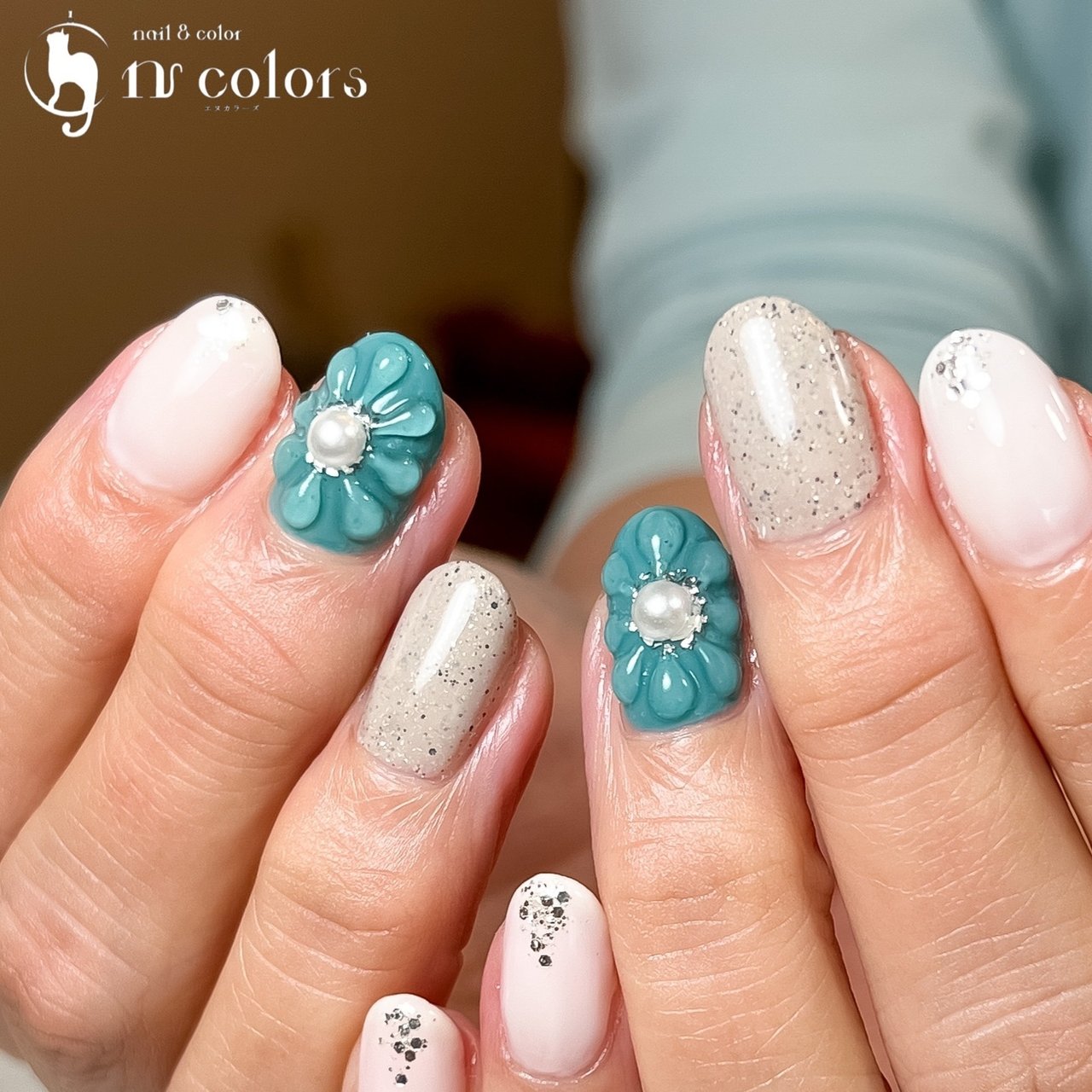 夏 梅雨 七夕 海 ハンド 仙台 N Colors エヌカラーズ のネイルデザイン No ネイルブック