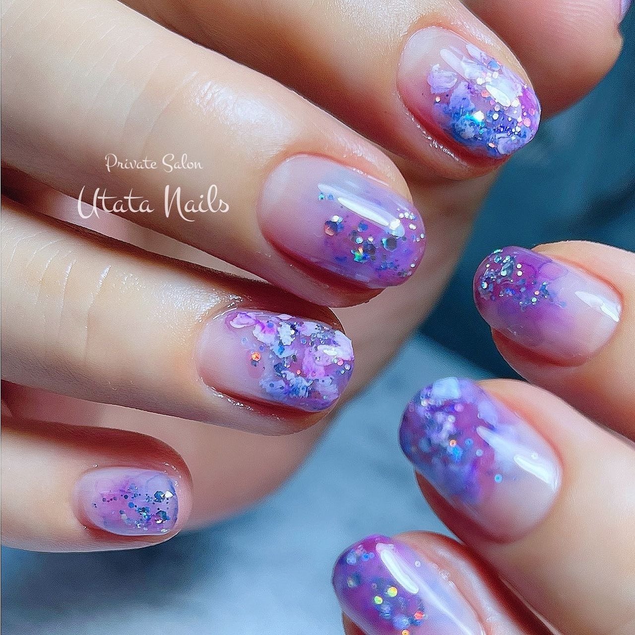 夏 オールシーズン 梅雨 七夕 ハンド Utata Nailのネイルデザイン No ネイルブック