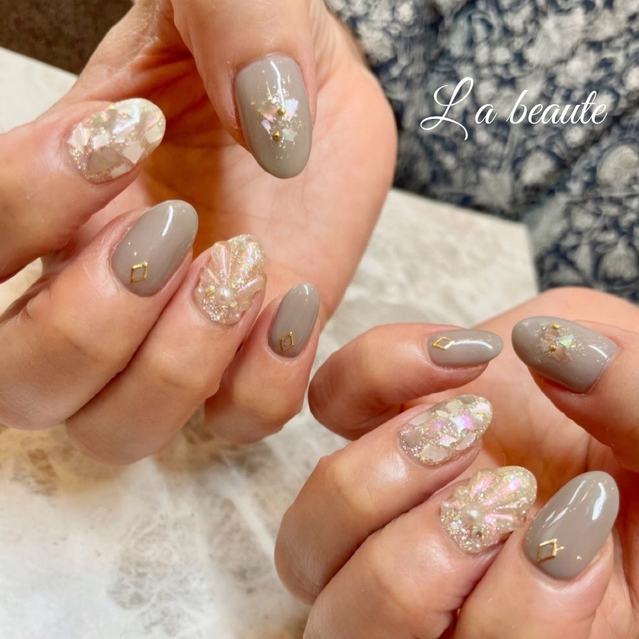 オールシーズン 梅雨 海 リゾート ハンド La Beaute ラ ボーテ 月が丘店のネイルデザイン No ネイルブック