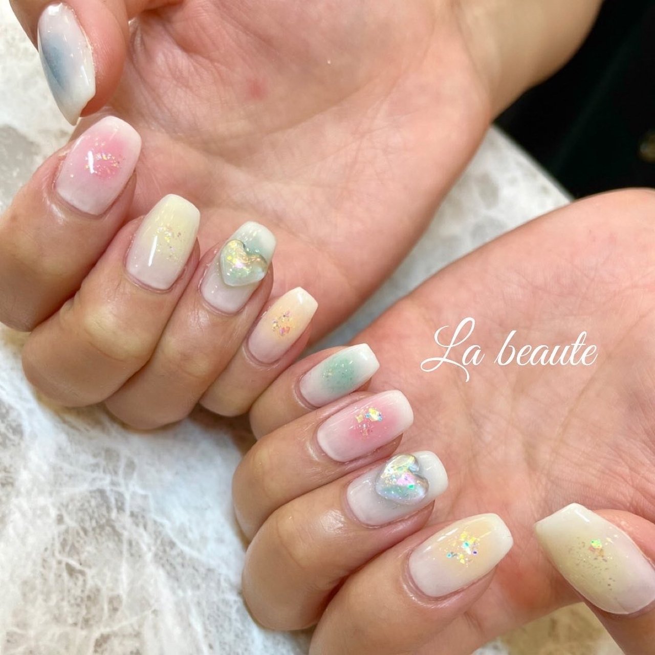 オールシーズン 梅雨 海 リゾート ハンド La Beaute ラ ボーテ 月が丘店のネイルデザイン No ネイルブック