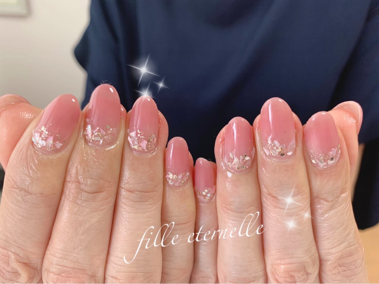 オフィス デート 女子会 ハンド ワンカラー フィユ エテルネルのネイルデザイン No ネイルブック