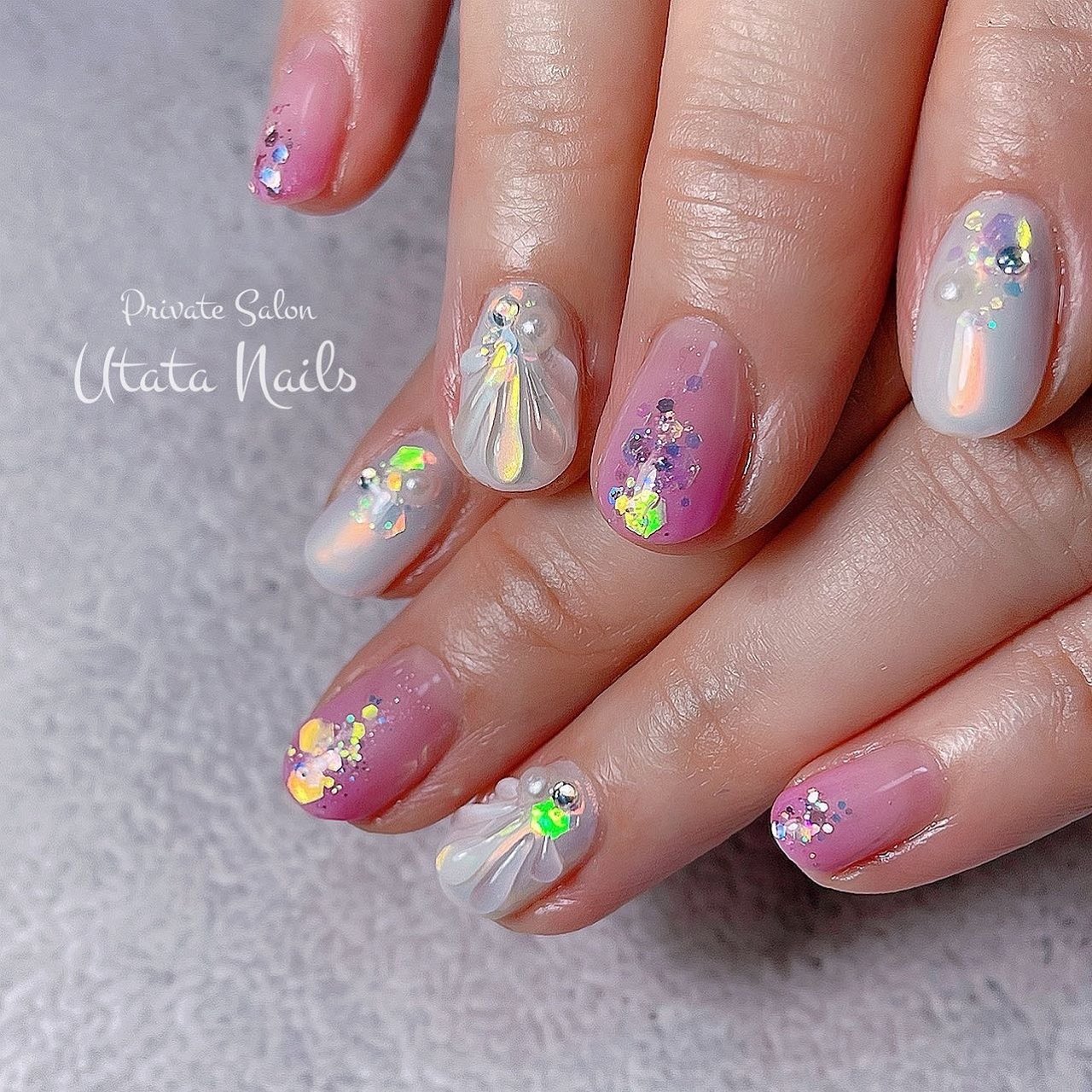 夏 梅雨 七夕 海 ハンド Utata Nailのネイルデザイン No ネイルブック