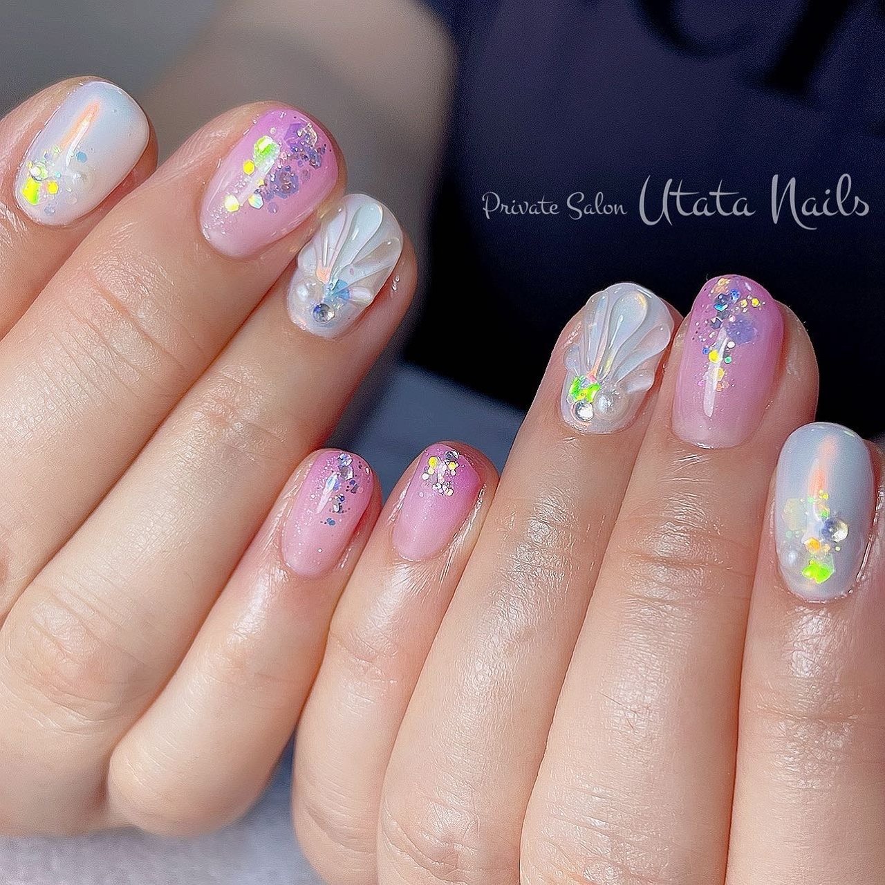 夏 梅雨 七夕 海 ハンド Utata Nailのネイルデザイン No ネイルブック