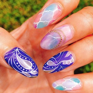 ペイズリーのネイルデザイン ネイルブック