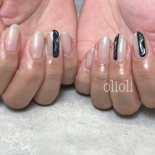 縦ラインネイルのネイルデザイン ネイルブック