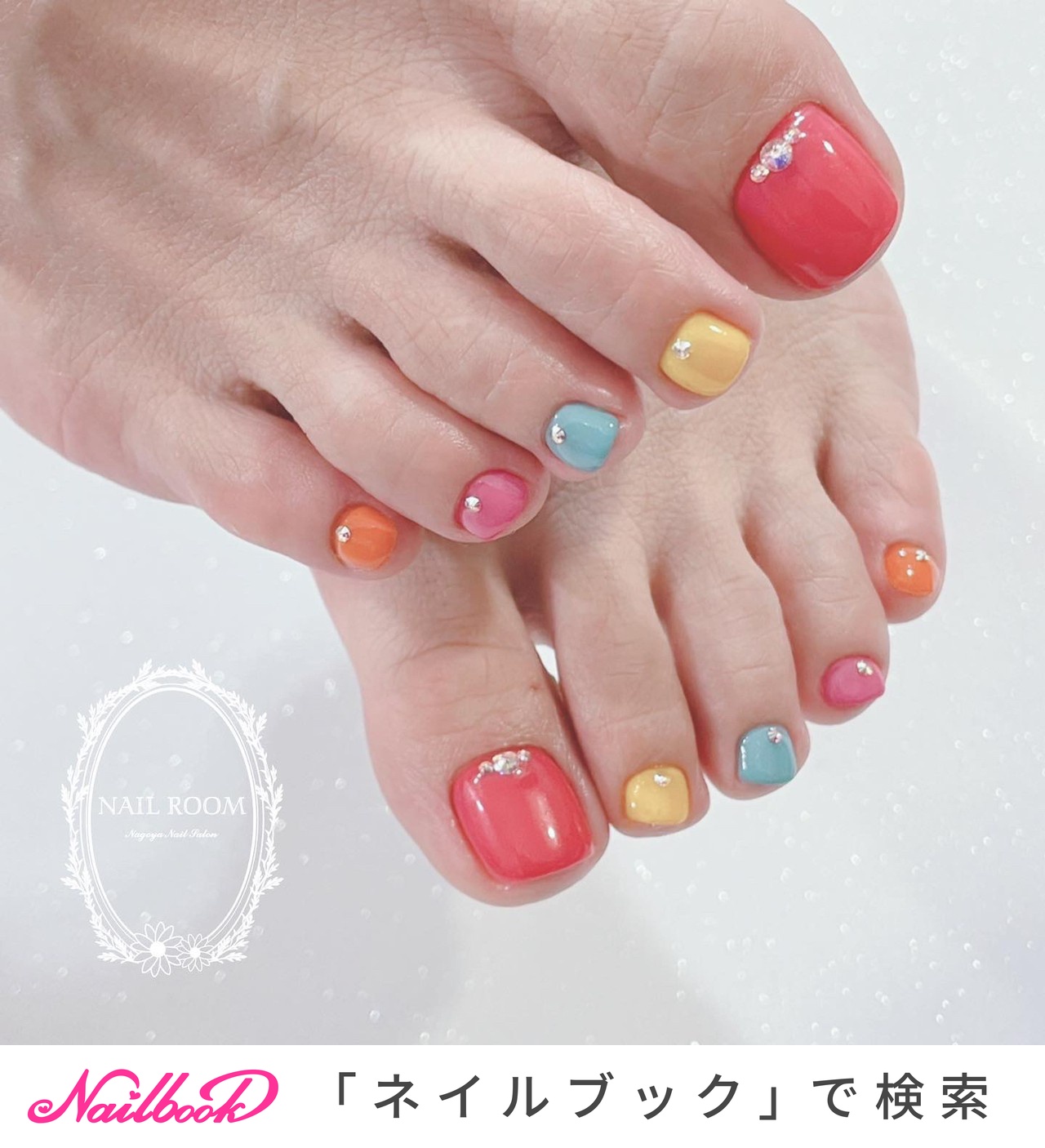 夏 フット Nailroomのネイルデザイン No ネイルブック