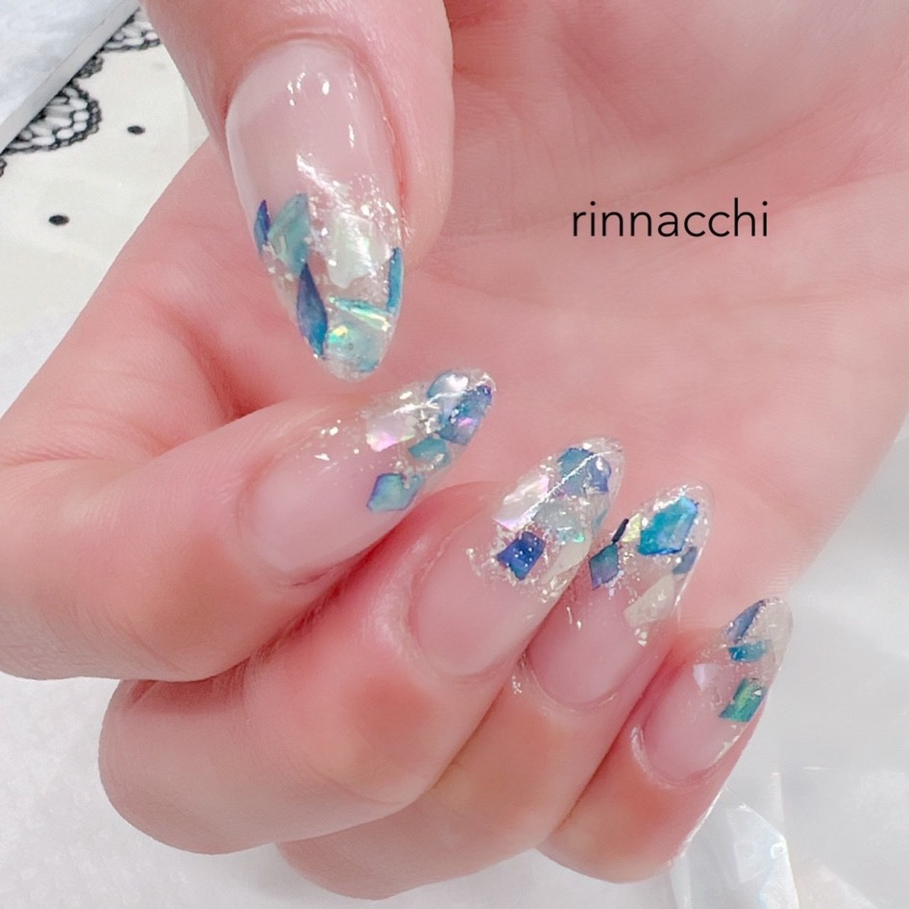 夏 海 リゾート ハンド シンプル Rinnacchiのネイルデザイン No ネイルブック